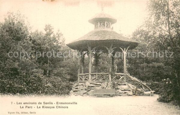 Ermenonville Le Parc Le Kiosque Chinois