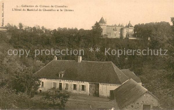 Chastellux-sur-Cure Hotel du Marechal de Chastellux et le C