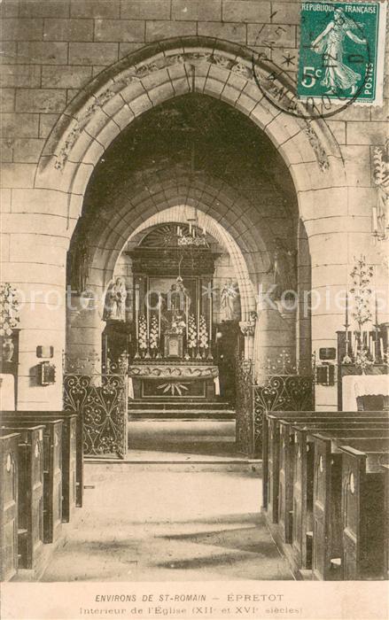 Epretot Interieur de l’Eglise