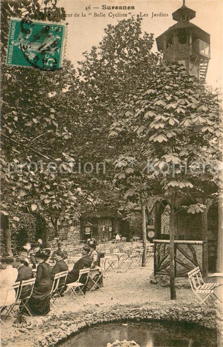 Suresnes Interieur de la Belle Cycliste Les Jard