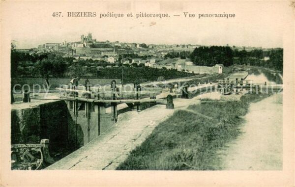 Beziers Poetique et pittoresque Vue panoramique
