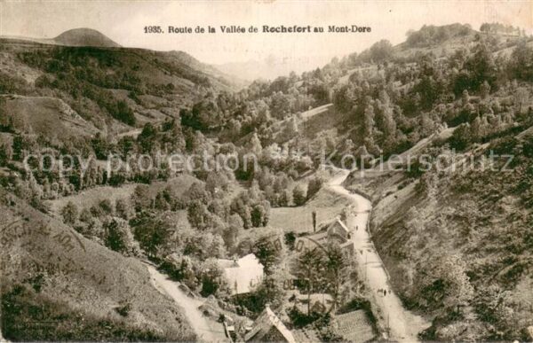 Mont-Dore Route de la Vallee de Rochefort au Mont