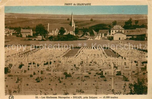 Souain-Perthes-les-Hurlus Les Glorienses Necropoles pres Sulppes