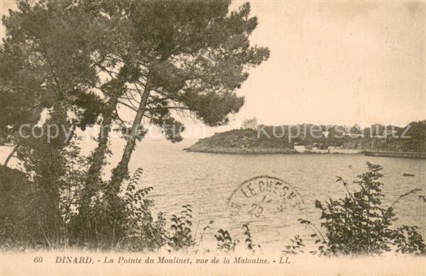 Dinard 35 La Pointe du Moulinet vue de la Malouin