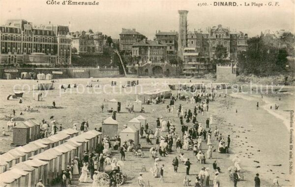 Dinard 35 La plage Côte d_Emeraude