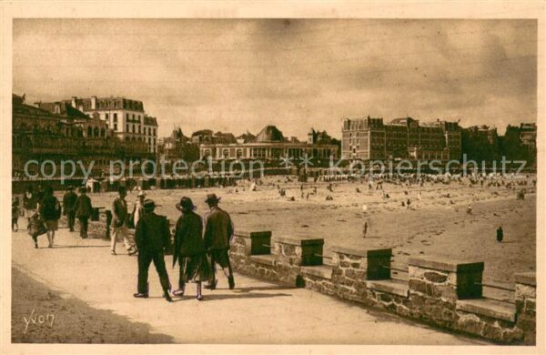 Dinard 35 La plage et la digue promenade Côte d_E