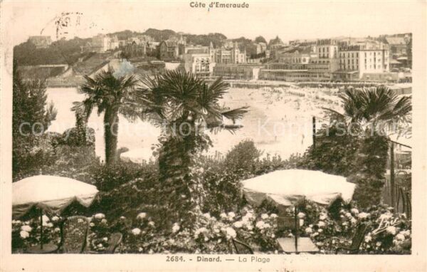 Dinard 35 La plage Côte d_Emeraude