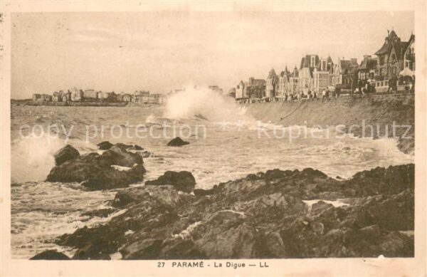 Parame St-Malo La digue Côte d_Emeraude