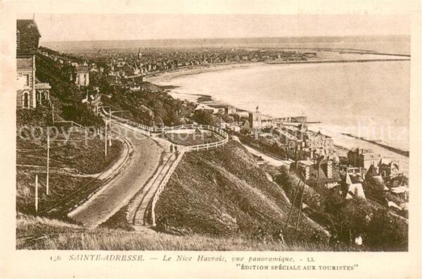 Sainte-Adresse Le Nice Havrais vue panoramique