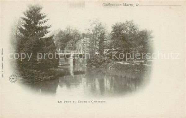 Chalons-sur-Marne Pont du Cours d_Ormesson