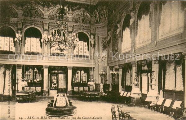 Aix-les-Bains Salle de Jeu du Grand Cercle