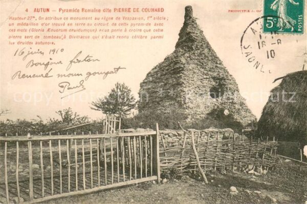 Autun Pyramide Romaine dite Pierre de Couhard