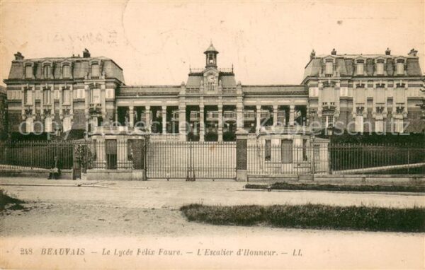 Beauvais 60 Lycée Félix Faure Escalier d_Honneur
