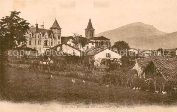 Saint-Jean-Pied-de-Port Vue d_Ibitiry