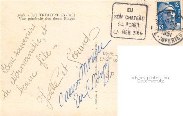 Le Treport Vue Generale des deux plages – Bild 2