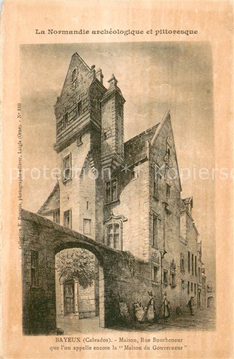 Bayeux Maison Rue Bourbeneur Maison du Gouvern