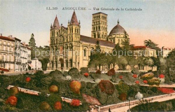 Angouleme Vue Generale de la Cathedrale