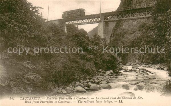 Cauterets Route de Pierrefitte a Cauterets Grand