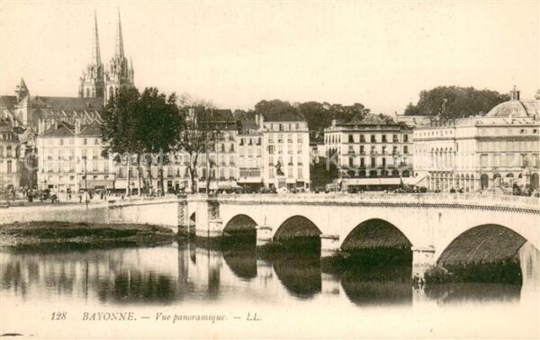 Bayonne 64 Vue panoramique Pont