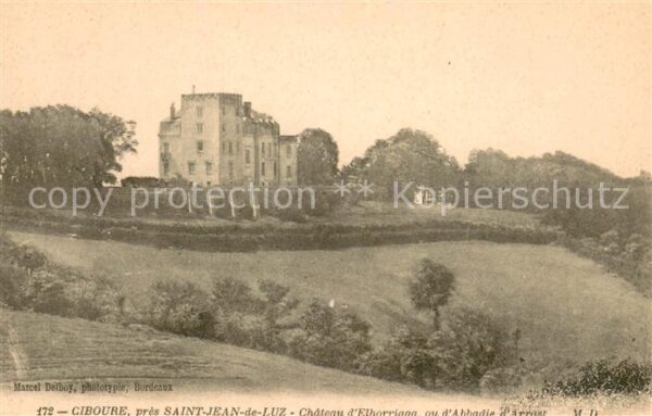 Ciboure Chateau d_Elhorriaga Abbadie d'Arrast