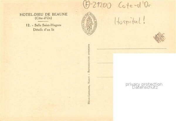 Beaune 21 Hotel Dieu de Beaune Salle Saint Hugues – Bild 2
