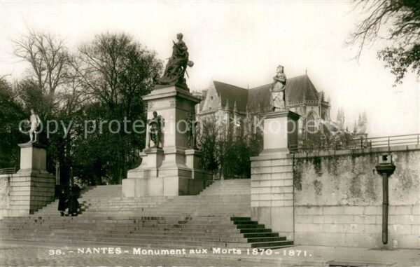 Nantes Loire Atlantique Monument aux Morts 1870-1871 Kriegerden