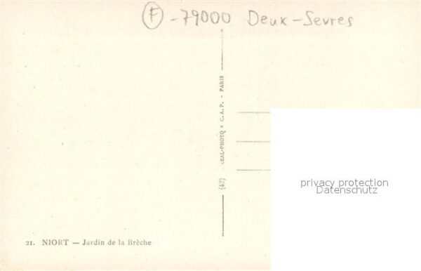Niort 79 Jardin de la Breche – Bild 2