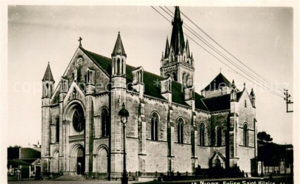 Niort 79 Eglise Saint Hilaire