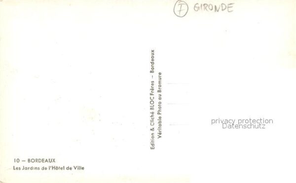 Bordeaux Les jardins de l_Hôtel de Ville – Bild 2
