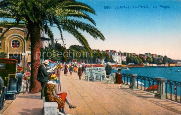 Juan-les-Pins Antibes 06 Promenade Restaurants Plage