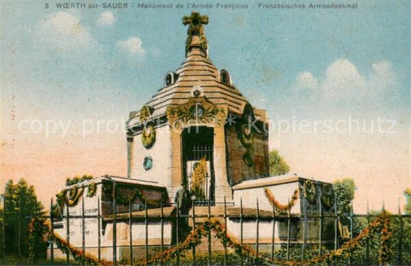 Woerth-sur-Sauer Monument de l'Armée Francaise Französis