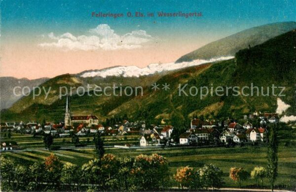 Felleringen Ort im Wesserlingertal Vogesen