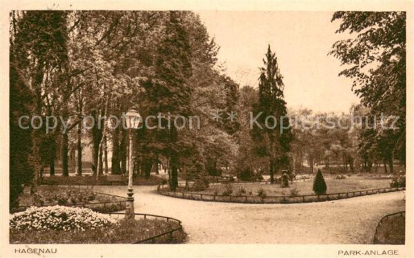 Hagenau Elsass Parkanlage