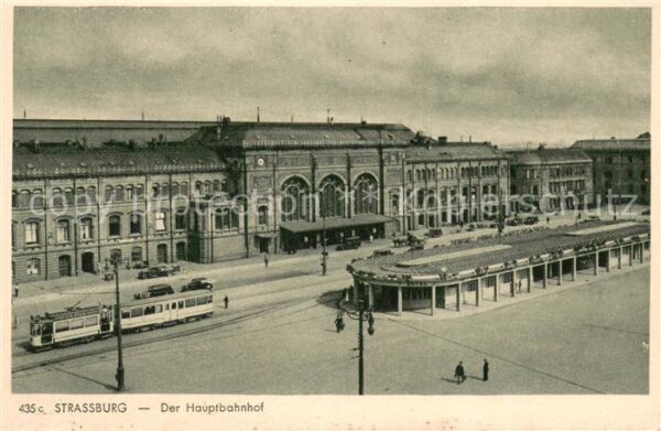 Strassburg Elsass Hauptbahnhof Strassenbahn