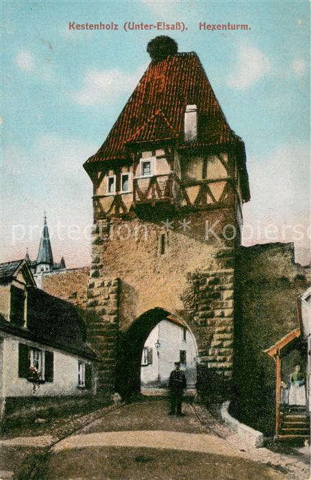 Kestenholz Elsass Hexenturm