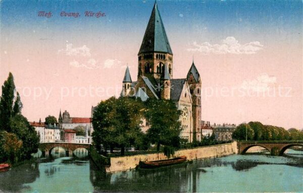 Metz  57 Moselle Evangelische Kirche