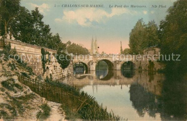 Chalons-sur-Marne Pont des Mariniers