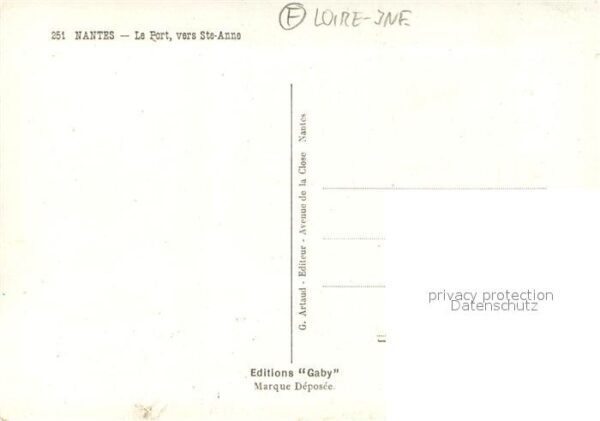 Nantes Loire Atlantique Le port vers Sainte Anne Pont – Bild 2