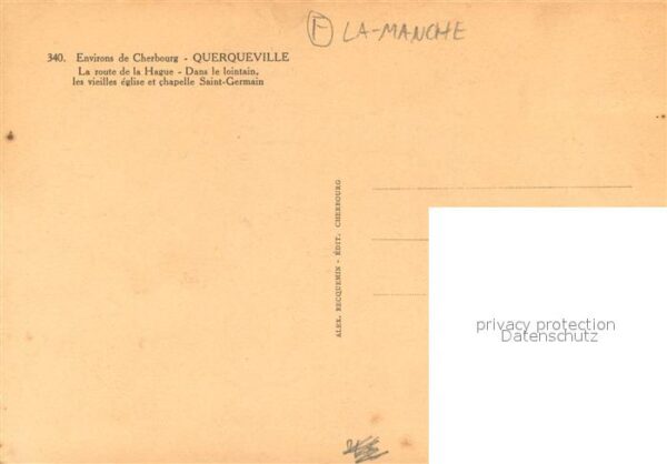 Querqueville Route de la Hague dans le lointain Egli – Bild 2