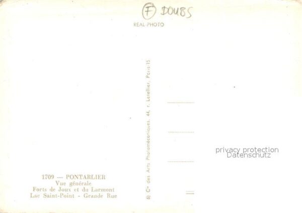Pontarlier Doubs Panorama Forts de Joux et du Larmont La – Bild 2
