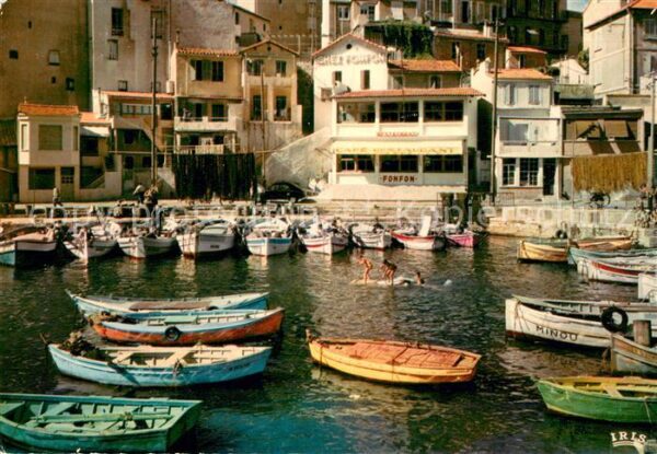 Marseille Bouches-du-Rhone Le Vallon des Auffes Petit port de pêch