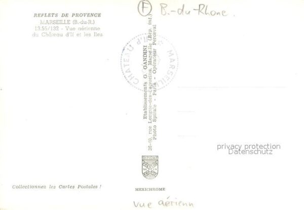 Chateau d If pres de Marseille et les iles vue aérienne – Bild 2
