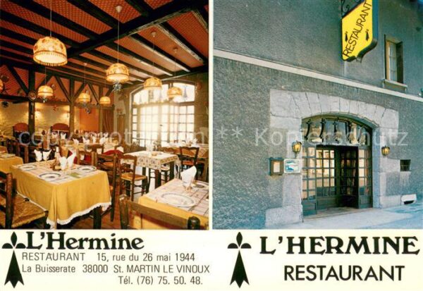 Saint-Martin-le-Vinoux Restaurant l_Hermine