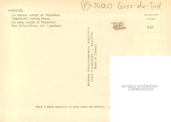 Ajaccio La maison natale de Napoléon – Bild 2