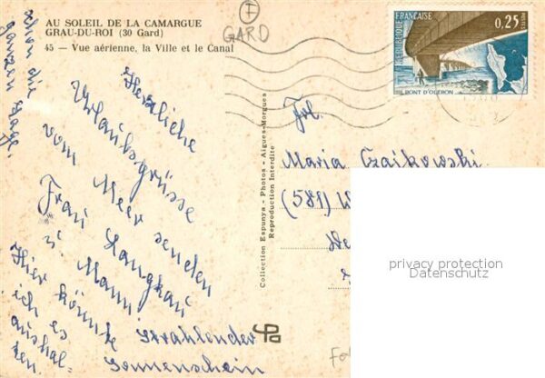 Grau-du-Roi Vue aérienne de la ville et le canal – Bild 2