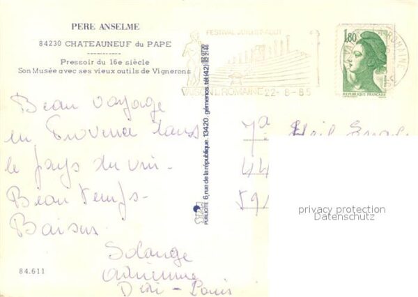 Chateauneuf-du-Pape Pressoir du 16e siècle Musee – Bild 2