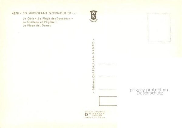 Noirmoutier-en-l Ile Le Gois Plage des Souzeaux Chateau Egli – Bild 2