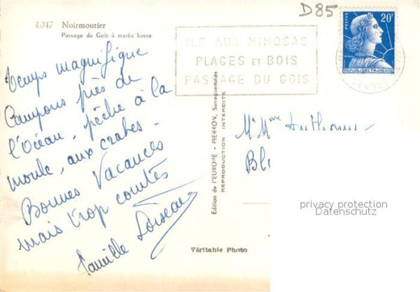 Noirmoutier-en-l Ile Passage du Gois a marée basse – Bild 2