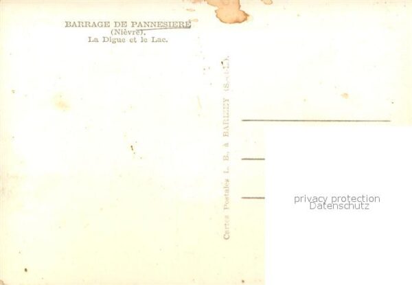 Pannesiere Pannecieres Barrage de Pannesieré la digue et le la – Bild 2