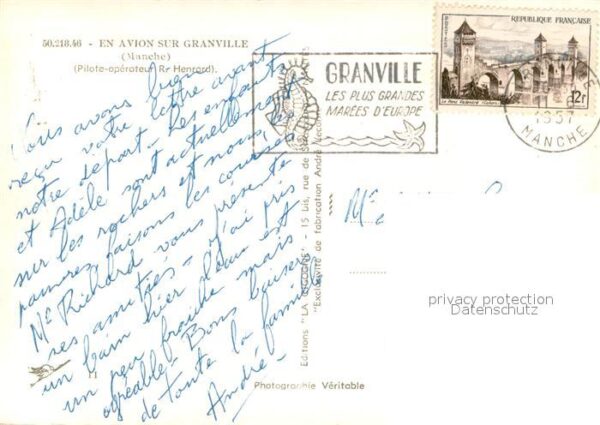 Granville Manche Vue aérienne – Bild 2